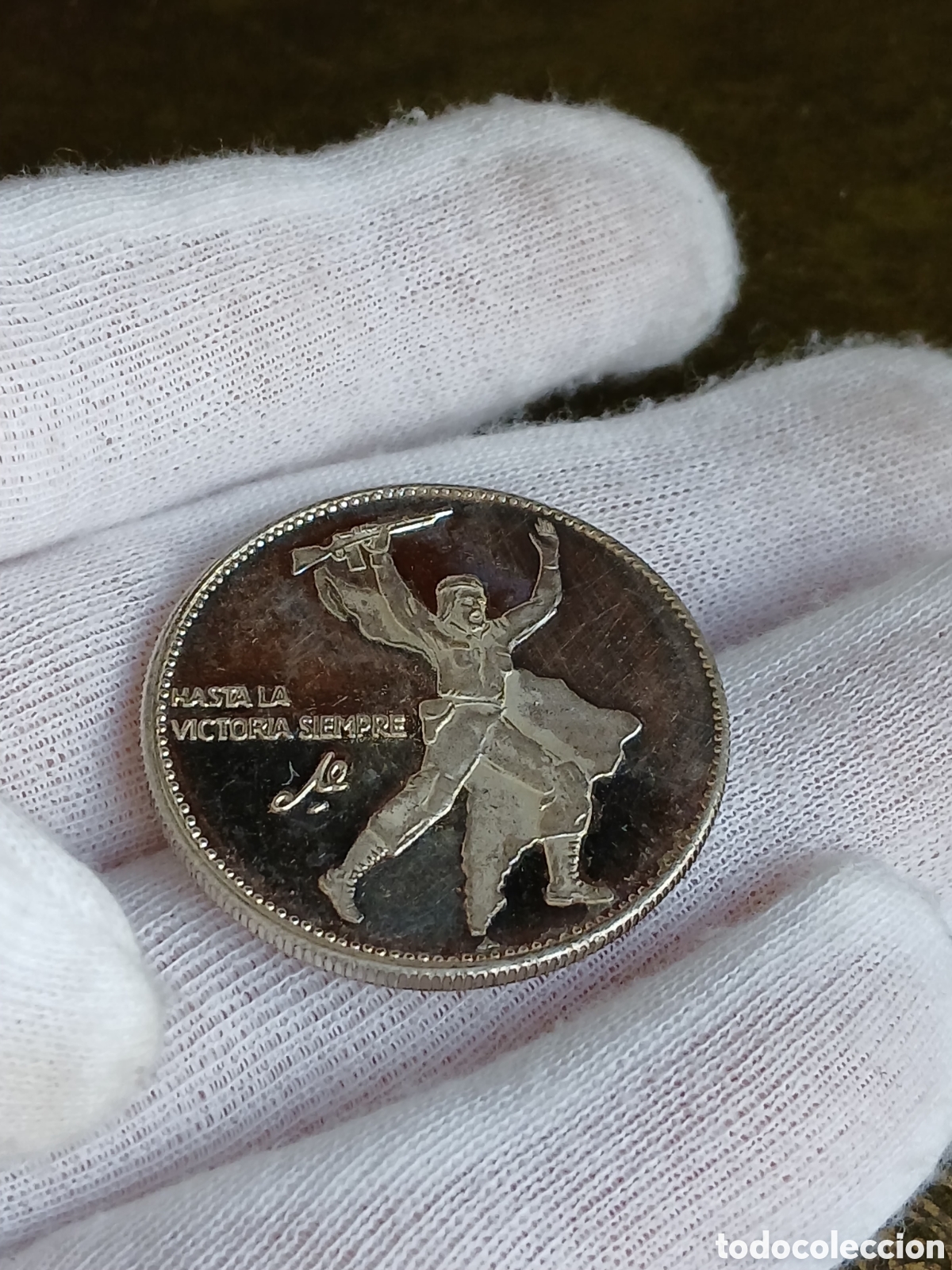 Material numism&aacute;tico: L229P14 Pieza conmemorativa del Che en plata - Foto 7