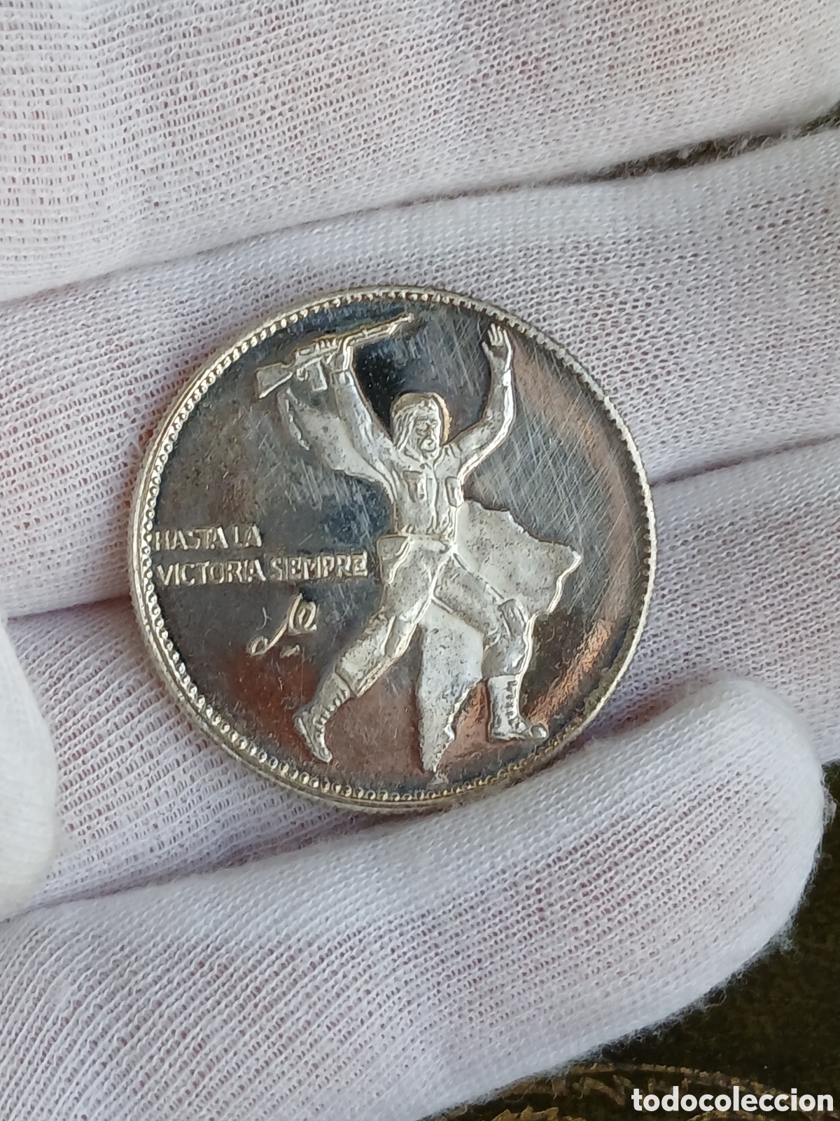 Material numism&aacute;tico: L229P14 Pieza conmemorativa del Che en plata - Foto 8