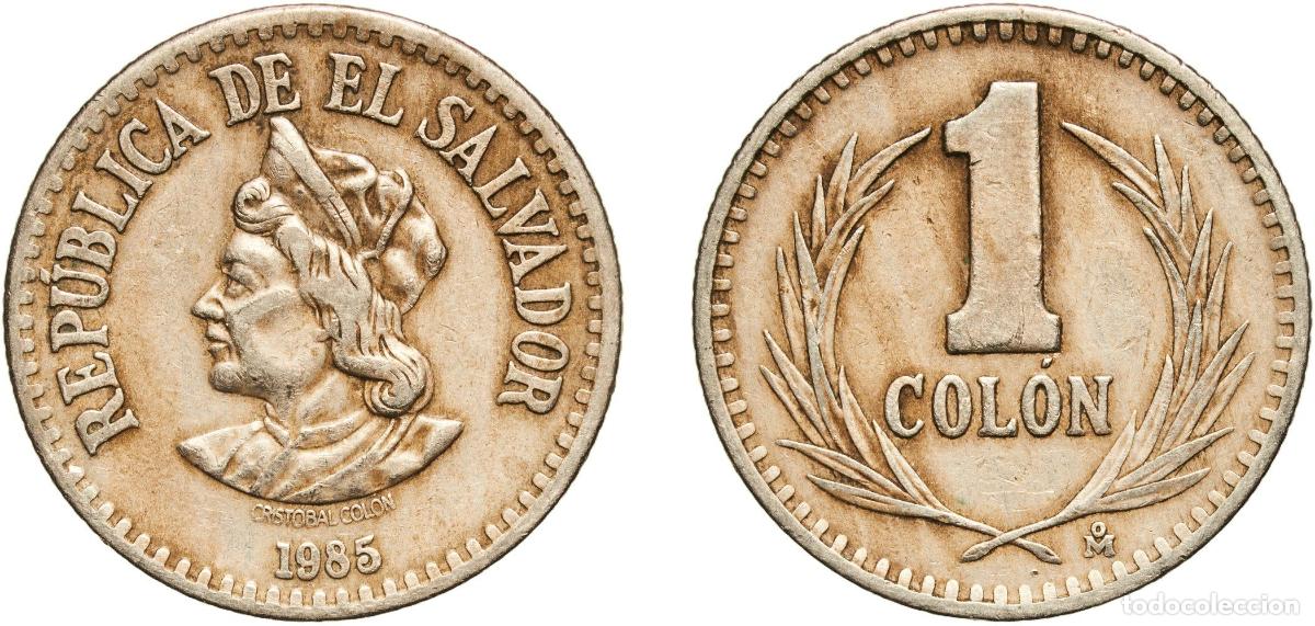 Material numism&aacute;tico: El Salvador Republic 1985 Mo 1 Col&oacute;n Copper-nickel (75% Copper, 25% Nickel) Casa de Moneda de M&eacute;xic