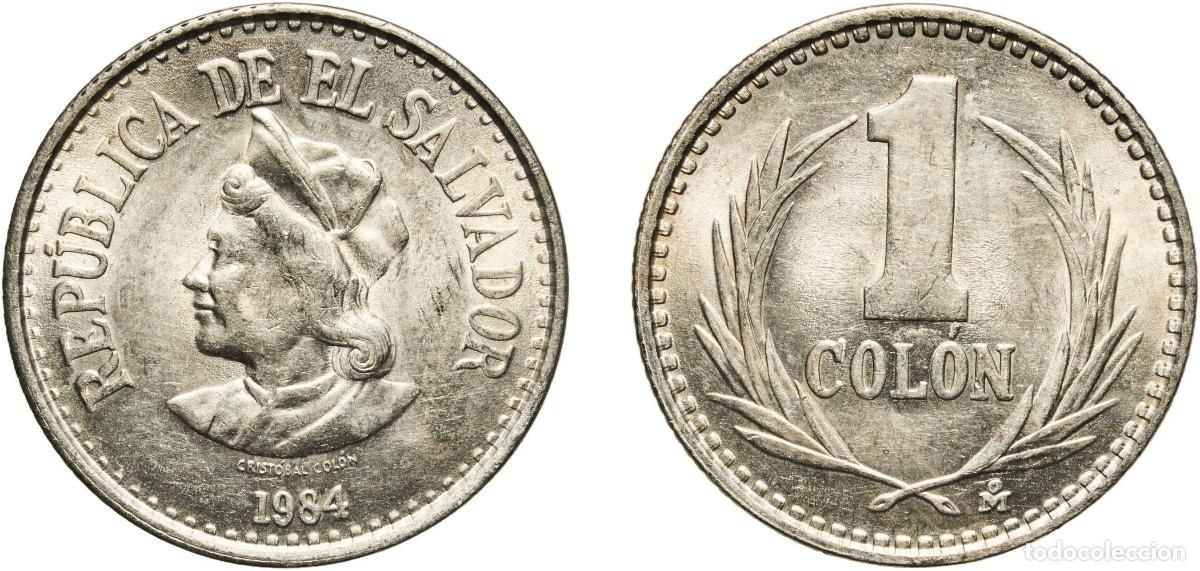 Material numism&aacute;tico: El Salvador Republic 1984 Mo 1 Col&oacute;n Copper-nickel (75% Copper, 25% Nickel) Casa de Moneda de M&eacute;xic