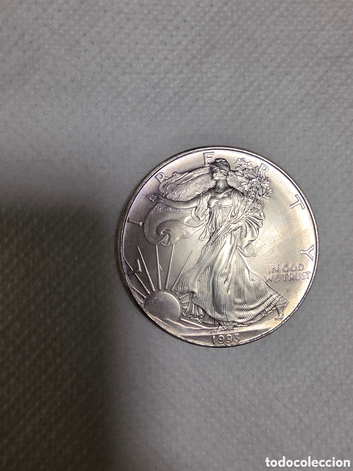 Material numism&aacute;tico: Moneda de plata fina 999 en perfectas condiciones
