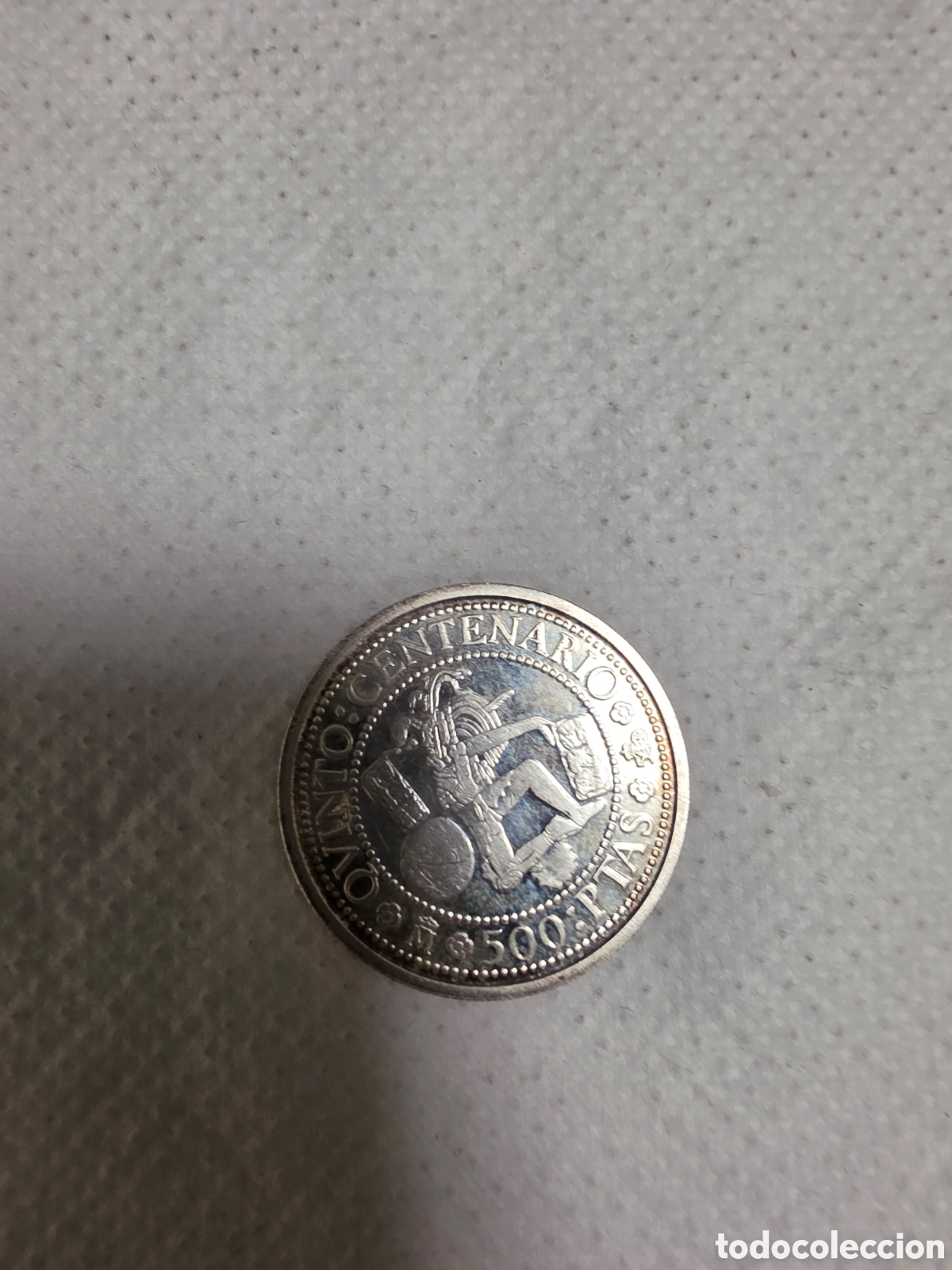 Material numism&aacute;tico: Moneda de 500 pesetas de plata