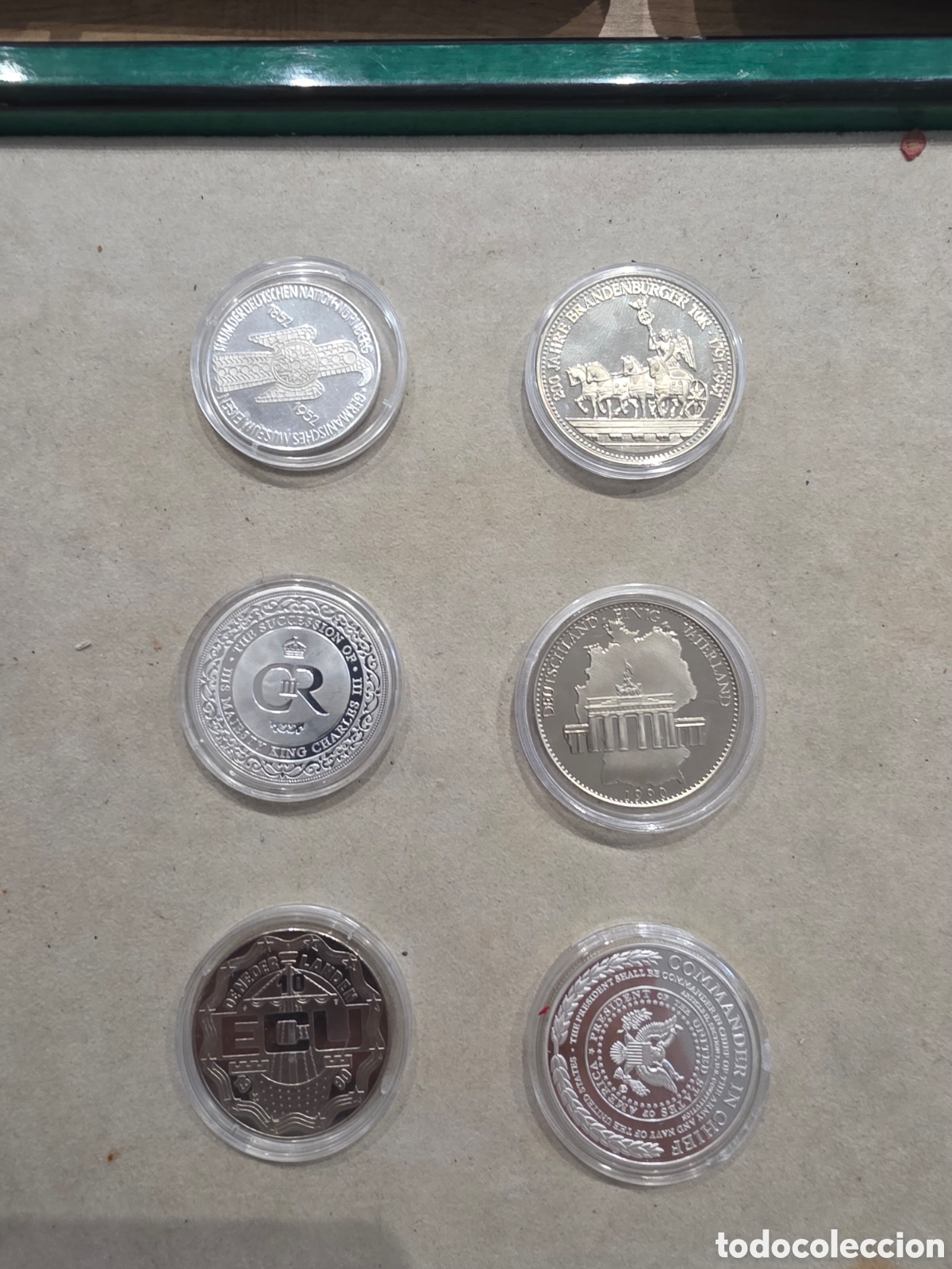 Material numism&aacute;tico: Lote de 6 x monedas Conmemorativos