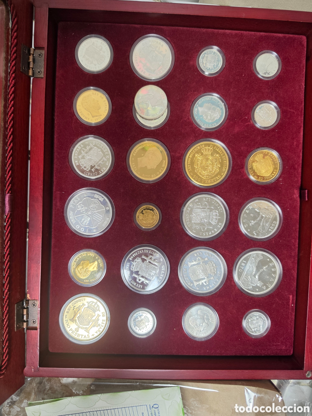 Material numism&aacute;tico: Coleccion de monedas de plata