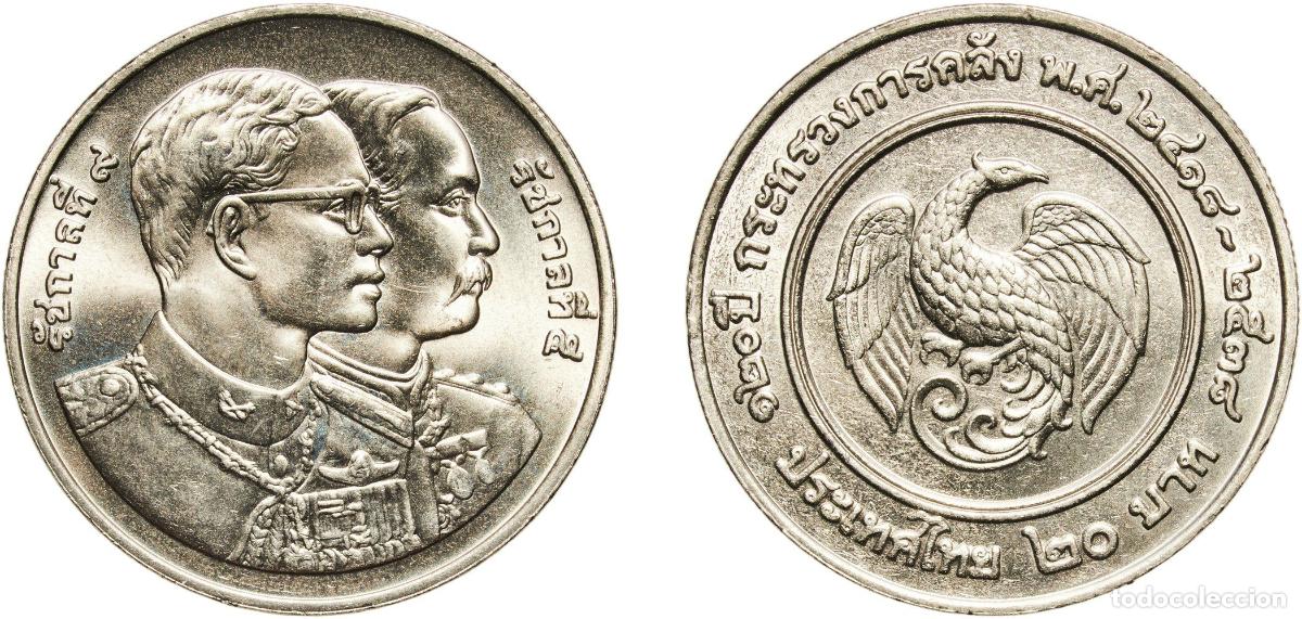 Material numism&aacute;tico: Thailand Kingdom 2538 (1995) 20 Baht - Rama IX (Ministry of Finance) Copper-nickel (800000) 14.96g