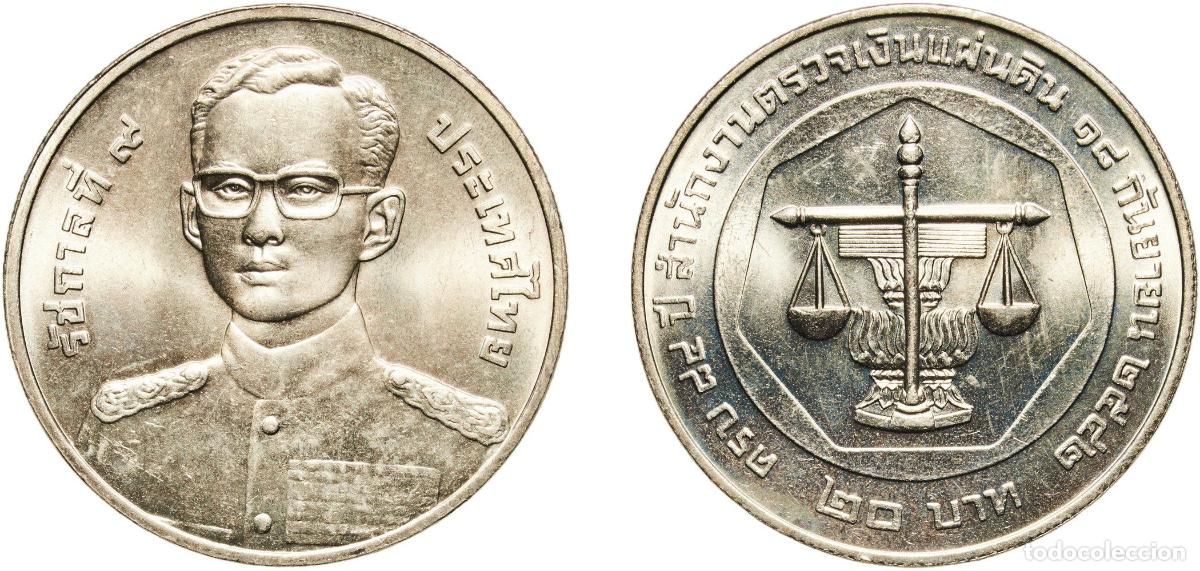 Material numism&aacute;tico: Thailand Kingdom 2542 (1999) 20 Baht - Rama IX (State Audit Office) Copper-nickel (75% Copper / 25%