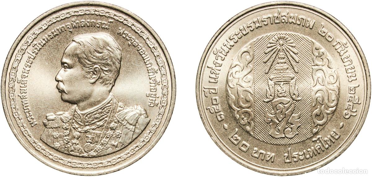 Material numism&aacute;tico: Thailand Kingdom 2546 (2003) 20 Baht - Rama IX (Rama V) Copper-nickel (75% Copper / 25% Nickel) (30