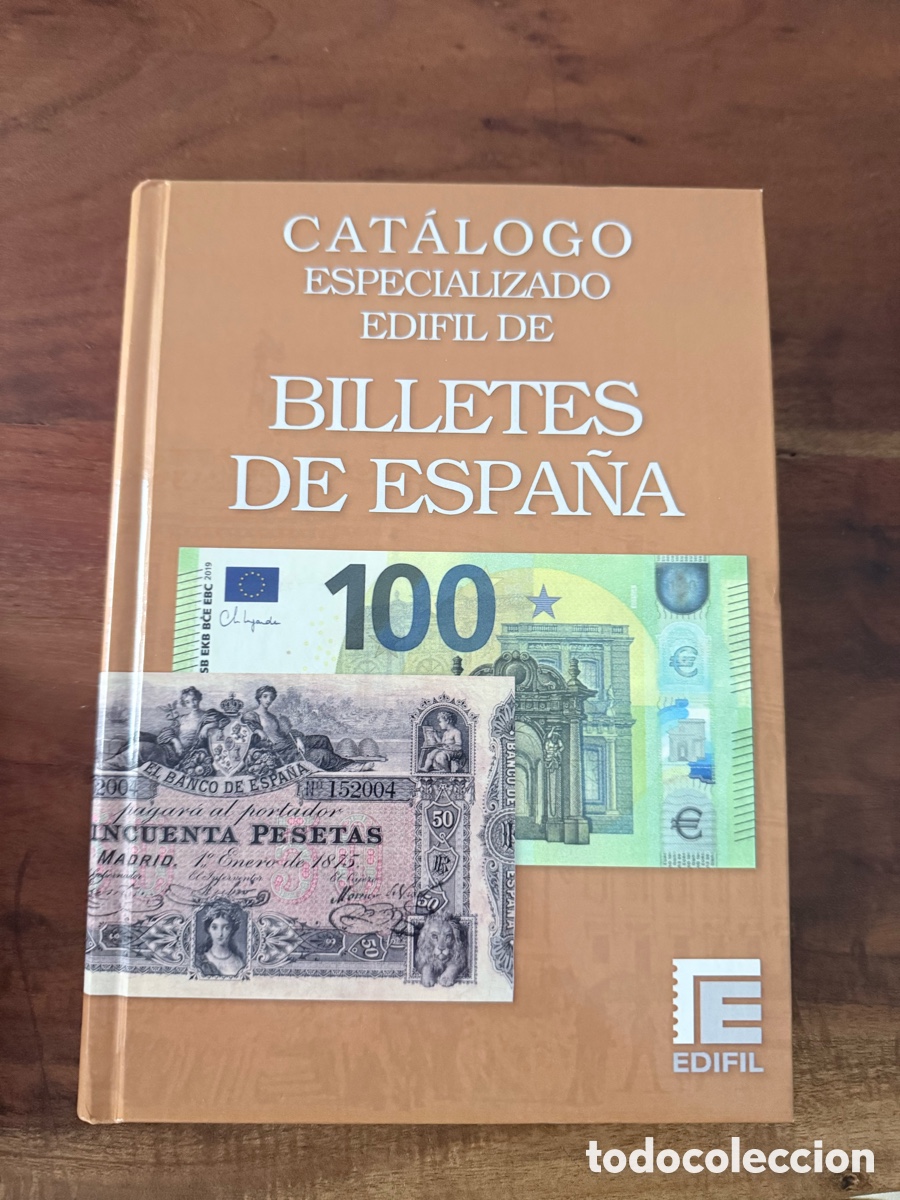 Material numism&aacute;tico: Cat&aacute;logo billetes Edifil Nuevo