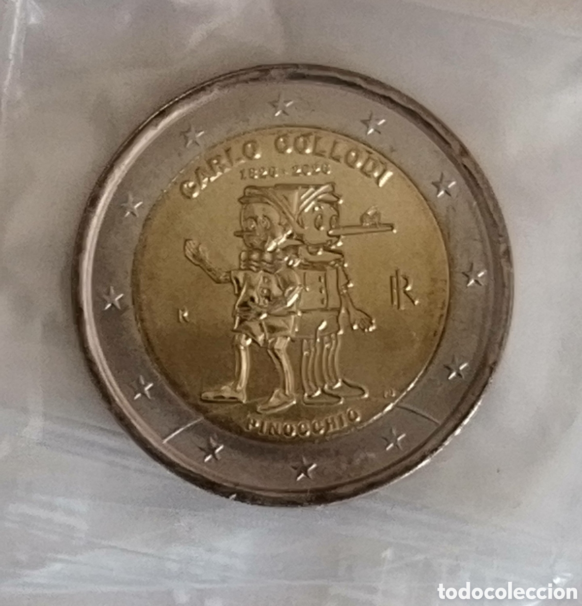 Material numism&aacute;tico: Moneda 2&euro; Italia 2026