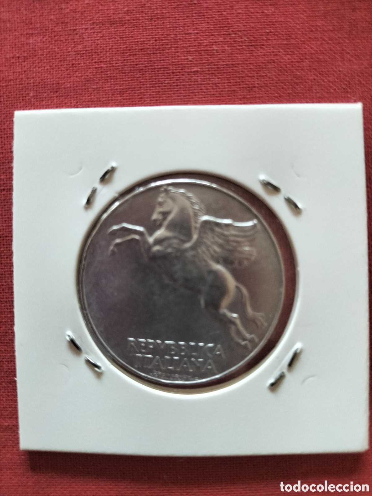 Material numism&aacute;tico: Lire 10 Pegaso Ulivo 1949 SPL/fdc - Foto 2