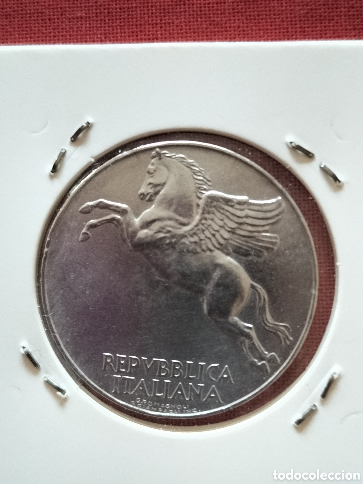 Material numism&aacute;tico: Lire 10 Pegaso Ulivo 1949 SPL/fdc - Foto 4