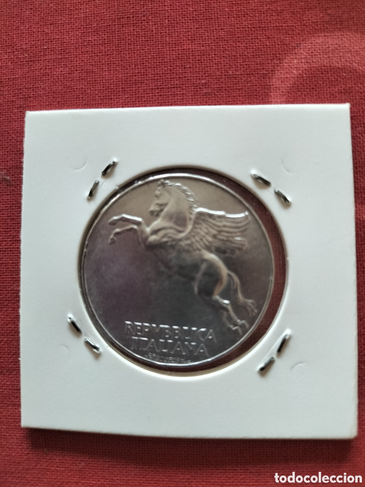 Material numism&aacute;tico: Lire 10 Pegaso Ulivo 1949 SPL/fdc - Foto 8