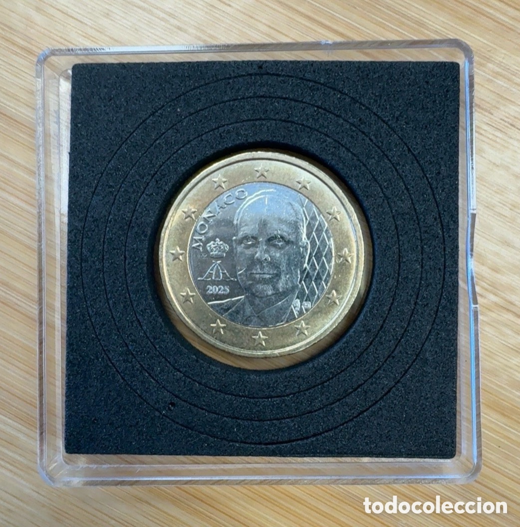 Material numism&aacute;tico: 1 EURO M&Oacute;NACO 2025 &ndash; PR&Iacute;NCIPE ALBERTO II
