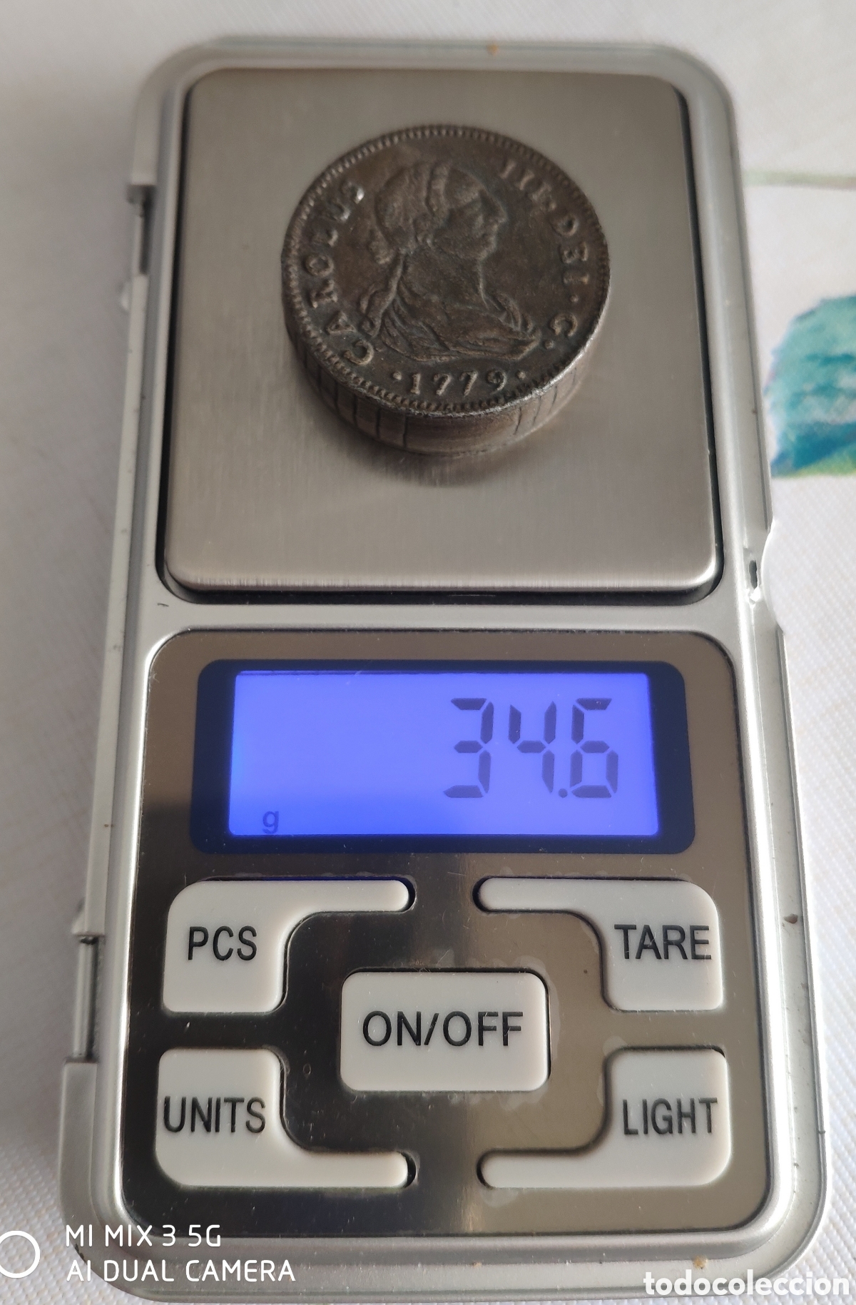 Material numism&aacute;tico: Me gustar&iacute;a identificar este objeto pesa treinta y cuatro - Foto 4