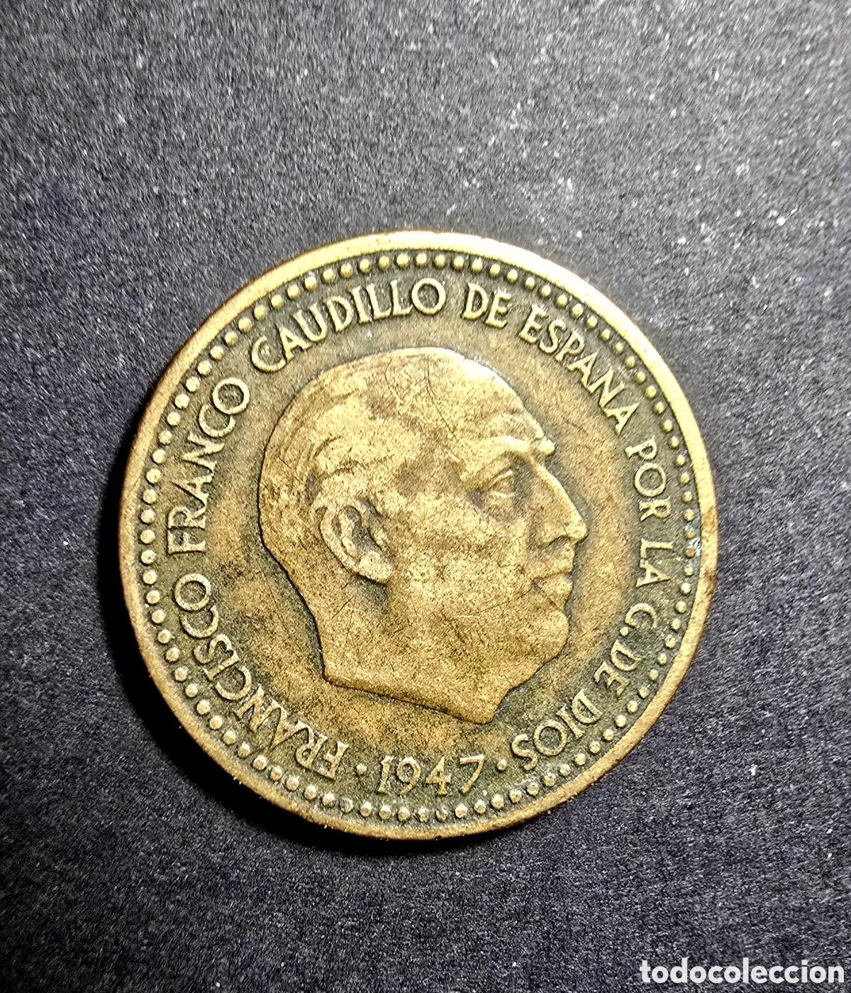 Material numism&aacute;tico: ESTADO ESPA&Ntilde;OL 1 PESETA 1947*19-54