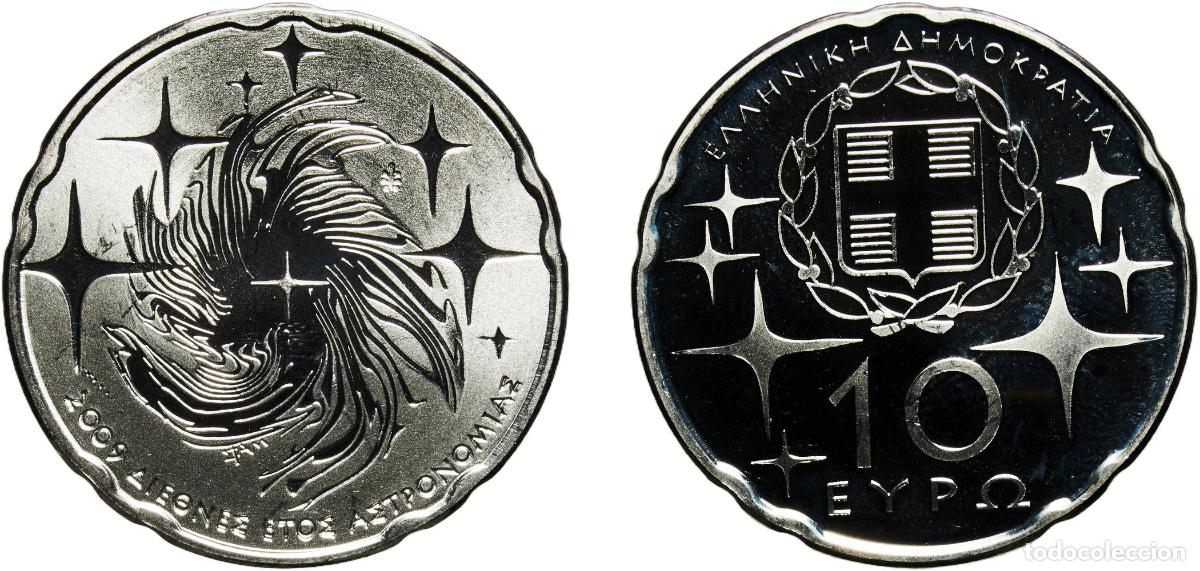 Material numism&aacute;tico: Greece Third Hellenic Republic 2009 10 Euros (International Year of Astronomy) Silver (.925) The Na