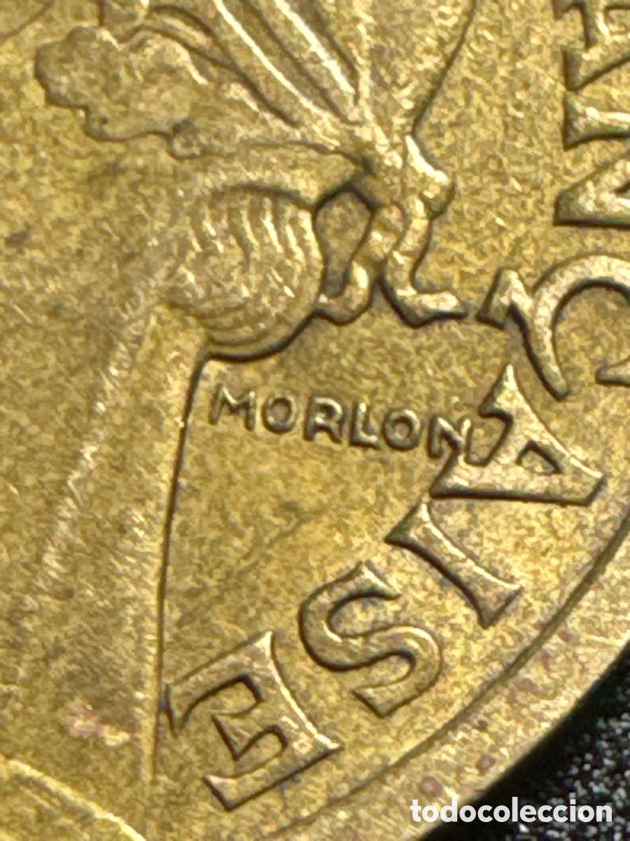 Material numism&aacute;tico: 2 francos tipo morlon 1938 - Foto 4