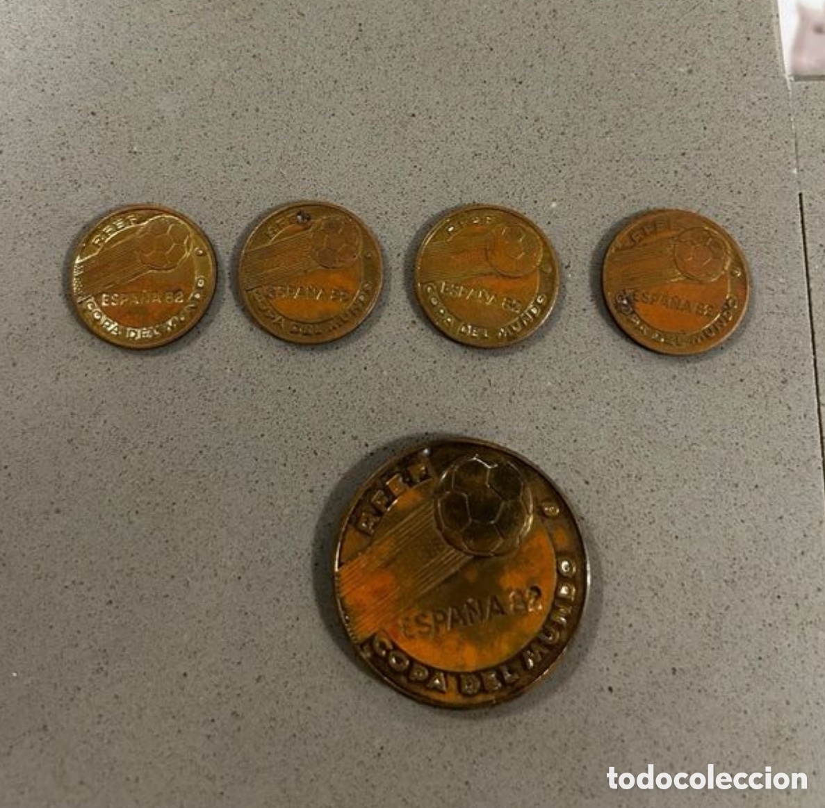 Material numism&aacute;tico: Monedas Conmemorativas Mundial Espa&ntilde;a 82