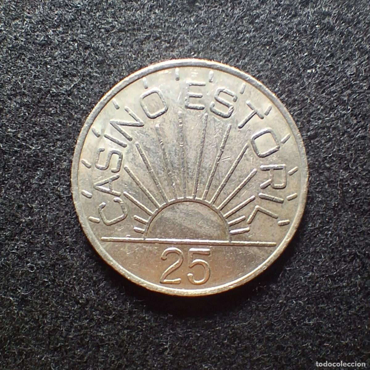 Material numism&aacute;tico: 25 Escudos - Casino Estoril - Foto 2