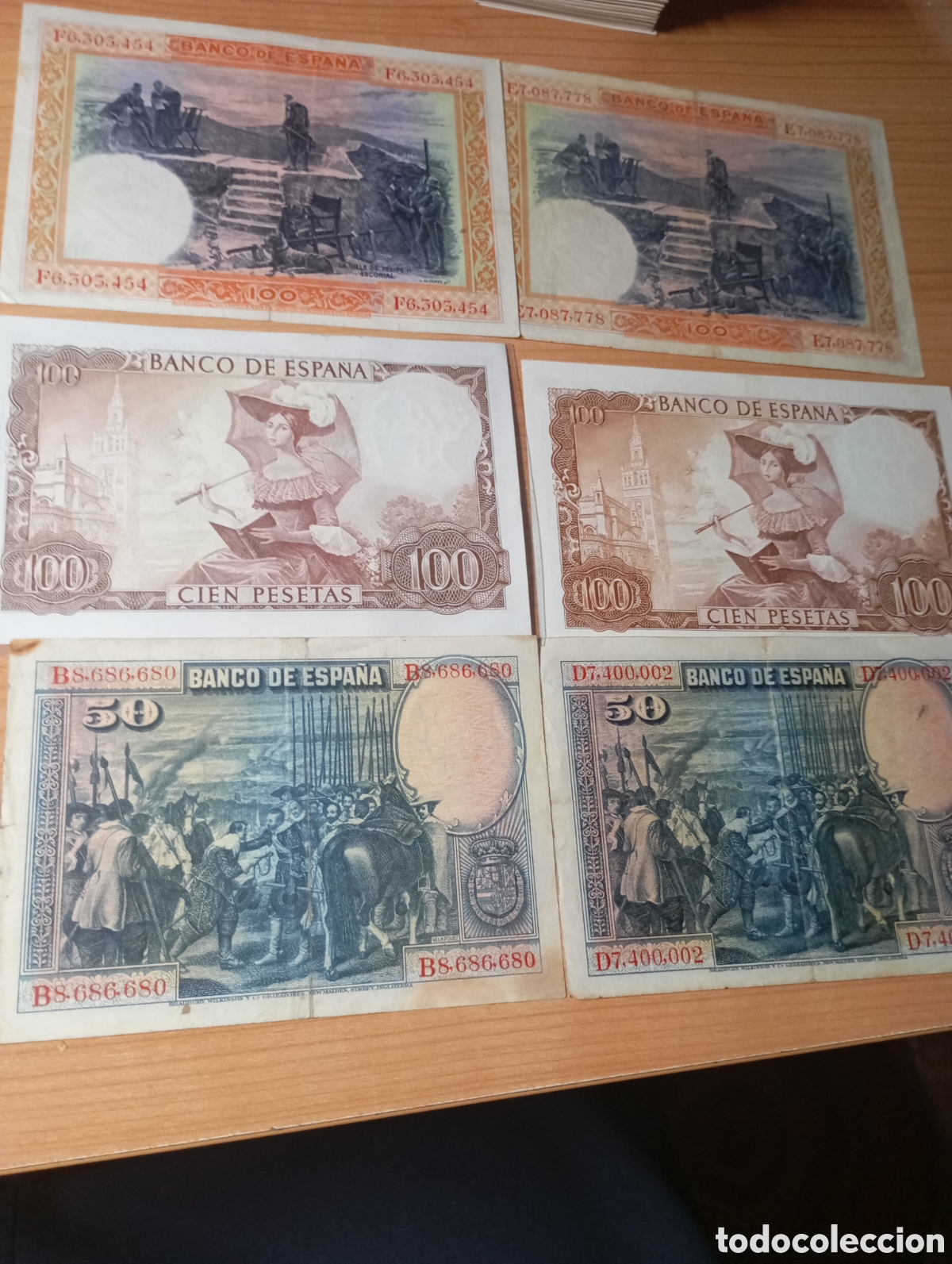 Material numism&aacute;tico: Billetes de espa&ntilde;a conservados - Foto 6