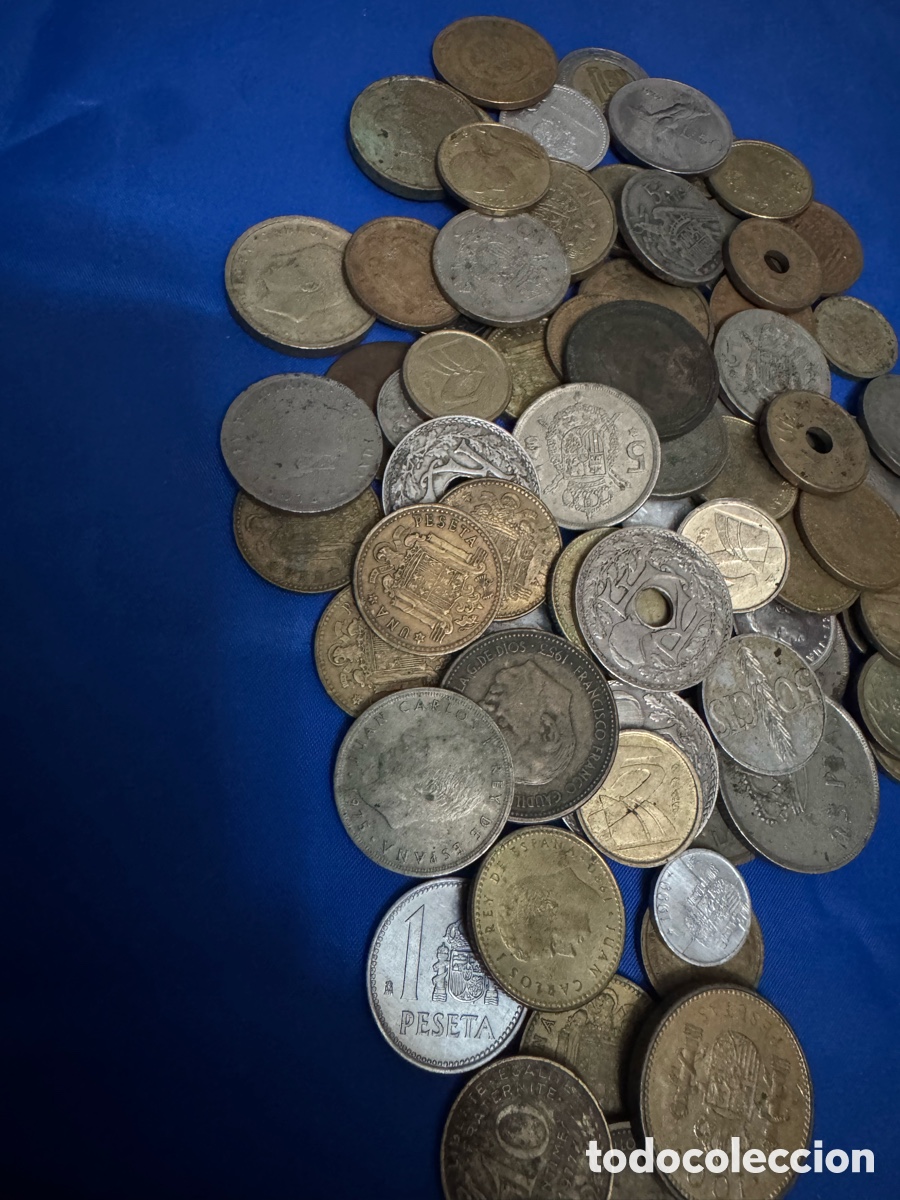 Material numism&aacute;tico: Lote de monedas antiguas - Foto 3