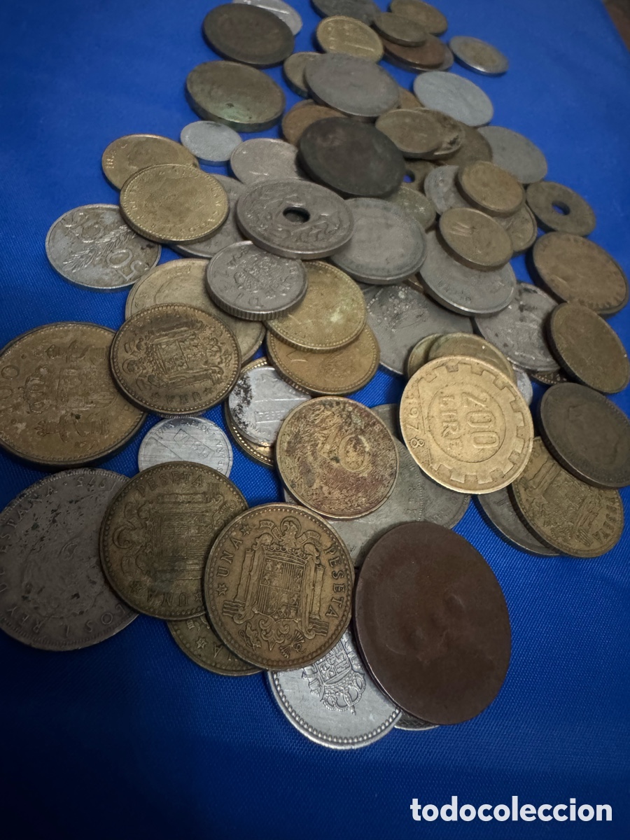 Material numism&aacute;tico: Lote de monedas antiguas - Foto 5