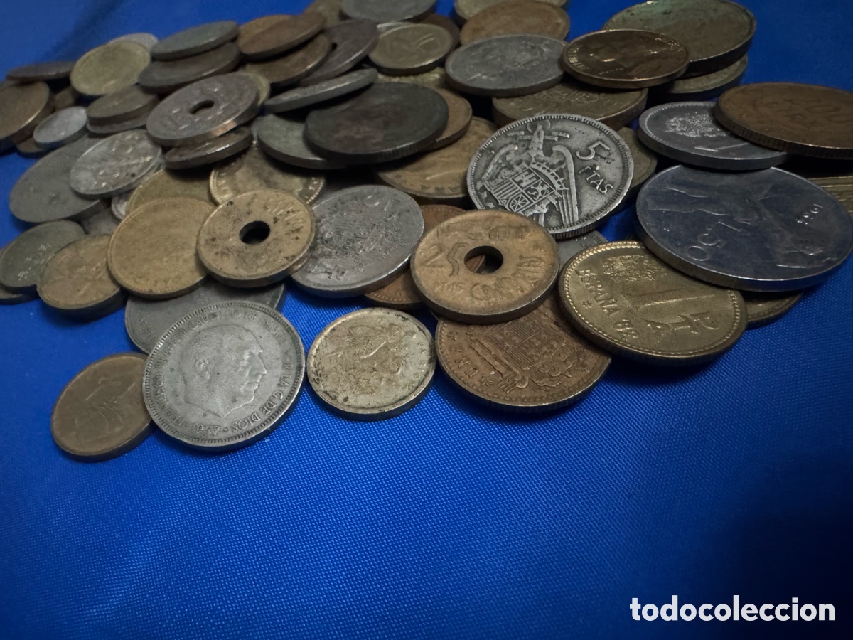 Material numism&aacute;tico: Lote de monedas antiguas
