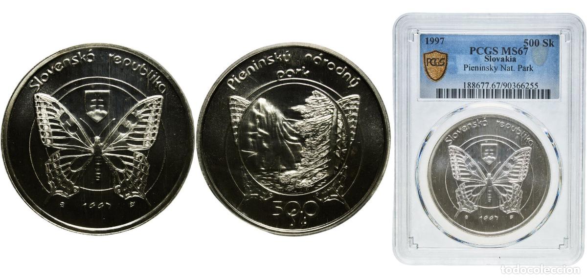 Material numism&aacute;tico: Slovakia Republic 1997 MK 500 Kor&uacute;n (Pieniny National Park) Silver (.925) (Copper .075) Kremnica Mi