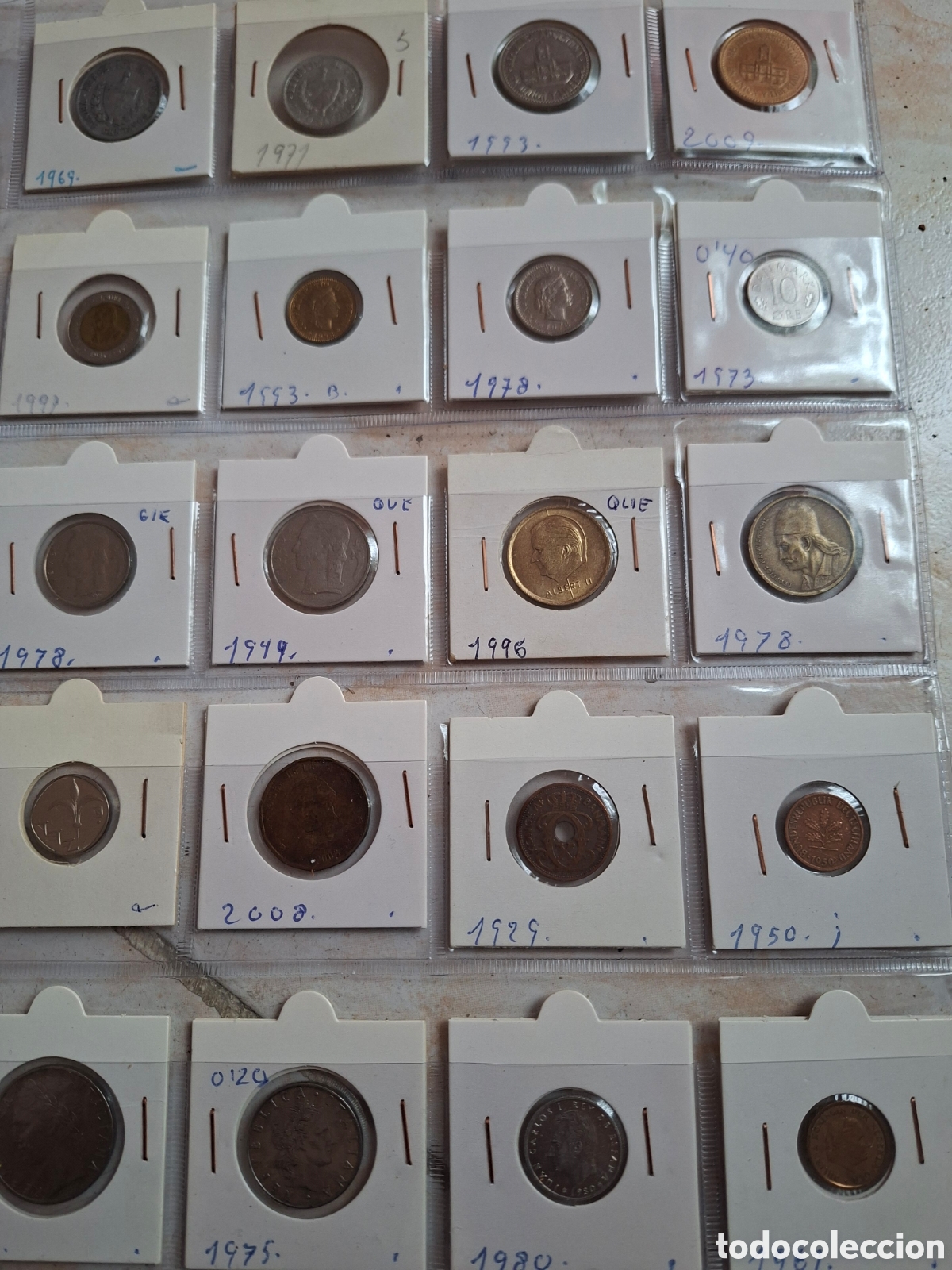 Material numism&aacute;tico: Coleccion particular de monedas de distintas partes del mundo - Foto 2