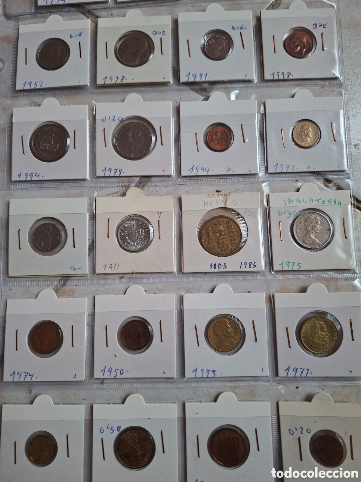 Material numism&aacute;tico: Coleccion particular de monedas de distintas partes del mundo - Foto 3