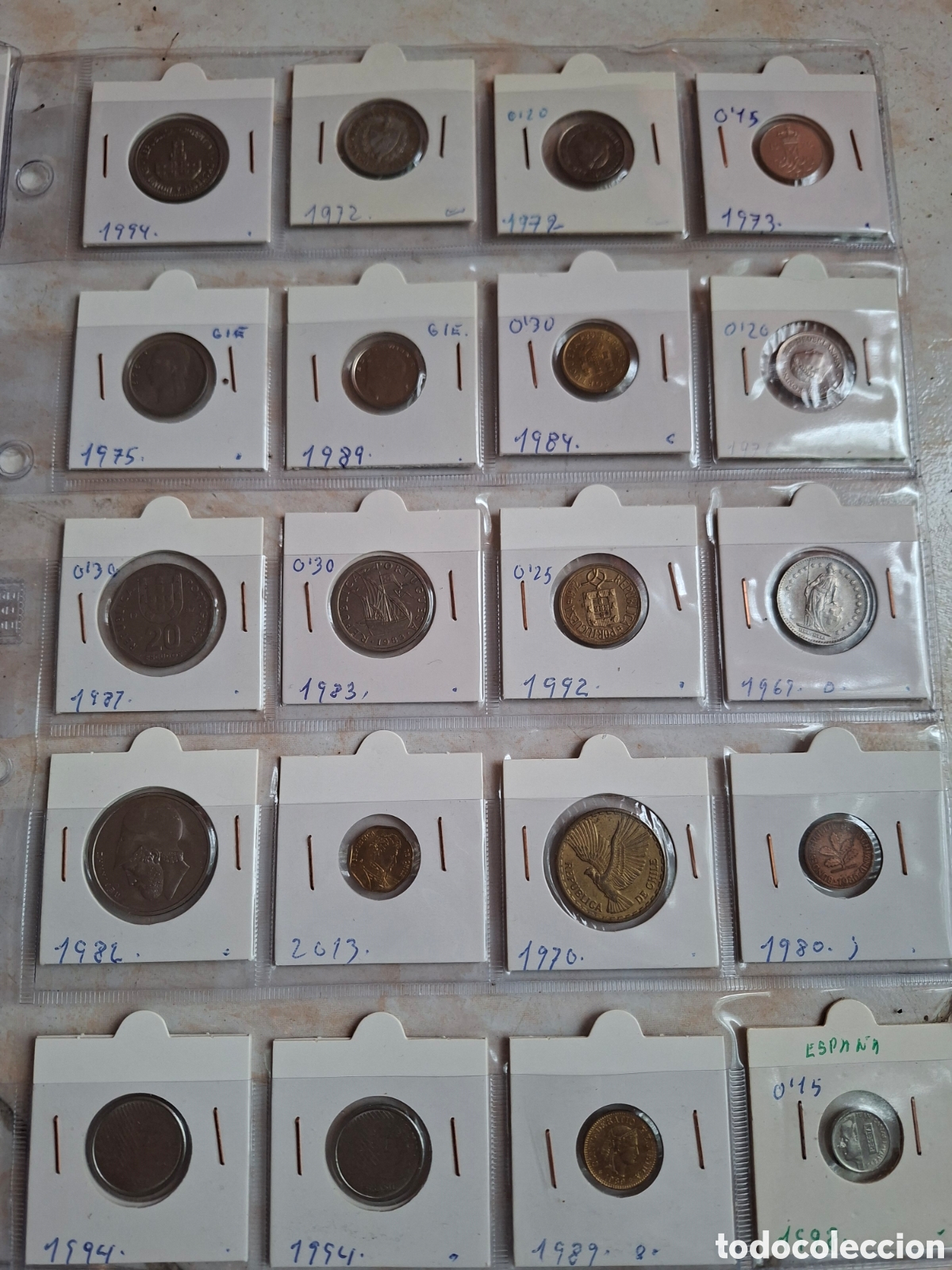 Material numism&aacute;tico: Coleccion particular de monedas de distintas partes del mundo - Foto 4