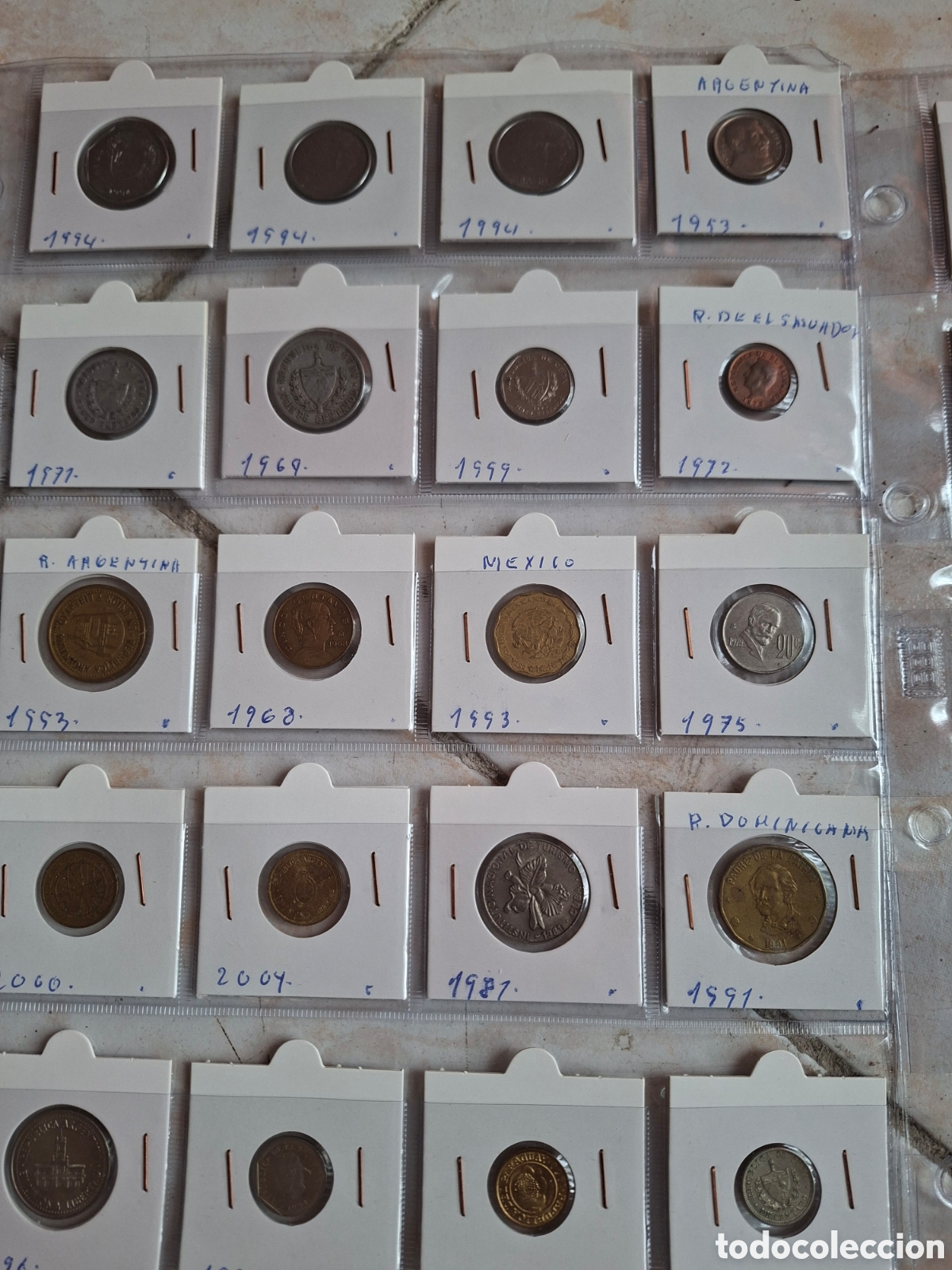 Material numism&aacute;tico: Coleccion particular de monedas de distintas partes del mundo - Foto 5