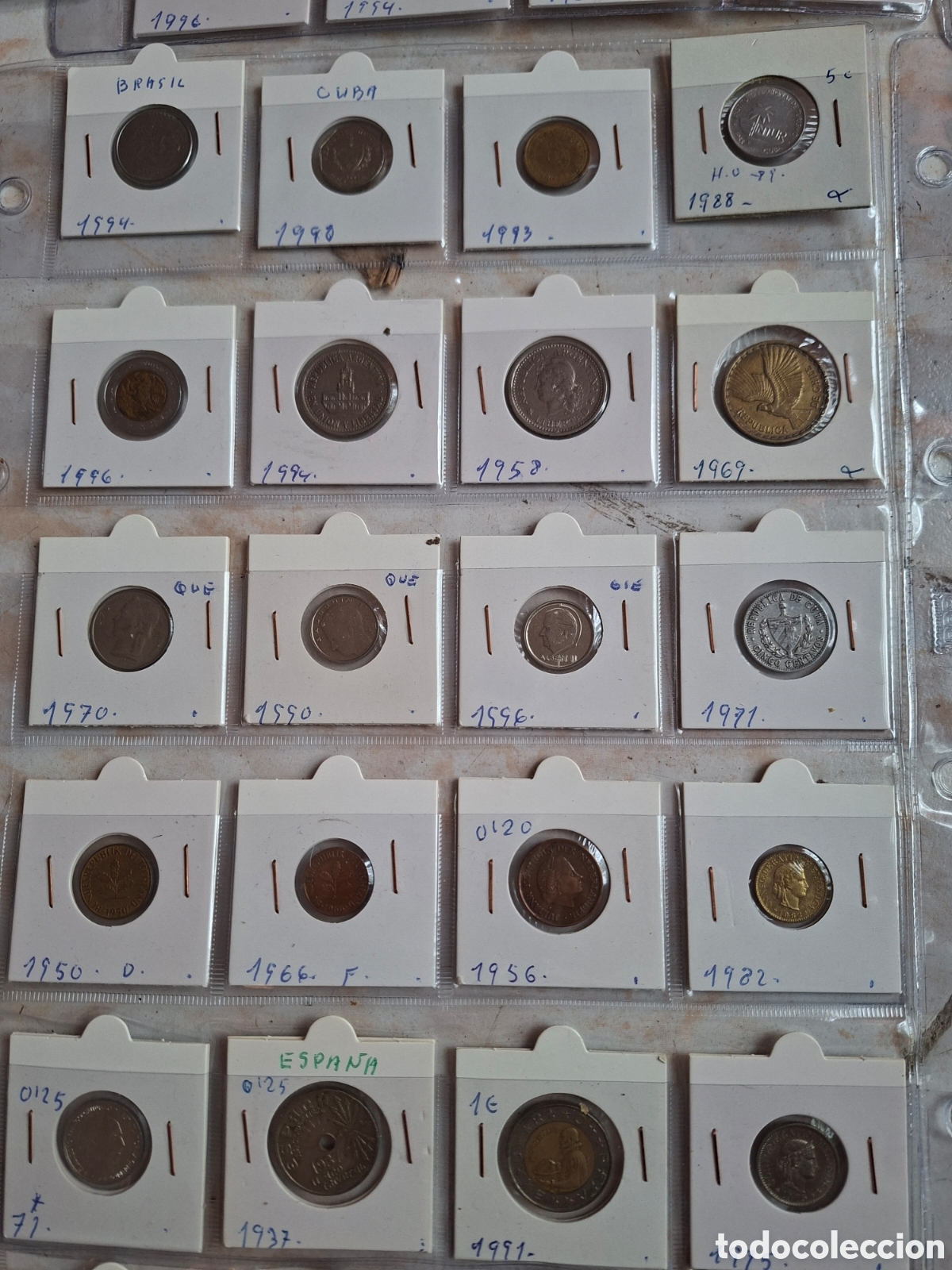 Material numism&aacute;tico: Coleccion particular de monedas de distintas partes del mundo - Foto 6
