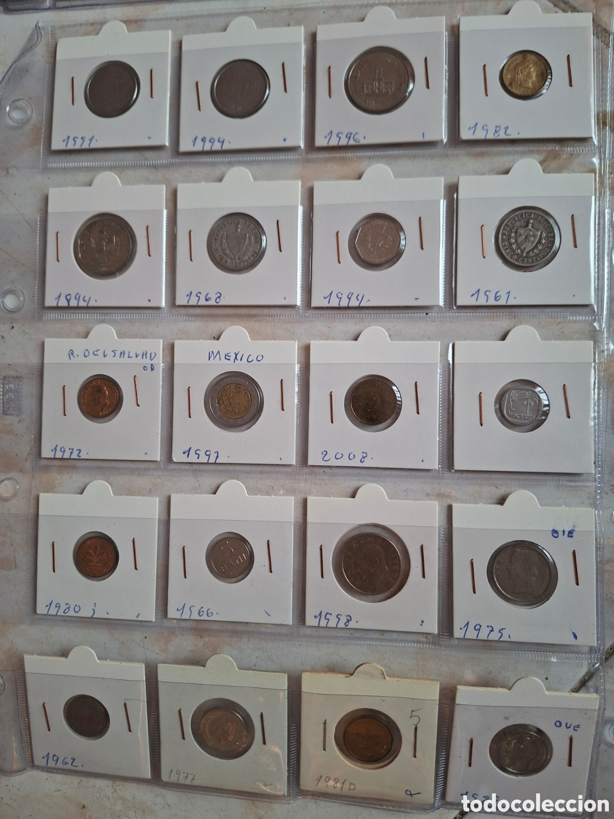 Material numism&aacute;tico: Coleccion particular de monedas de distintas partes del mundo - Foto 8