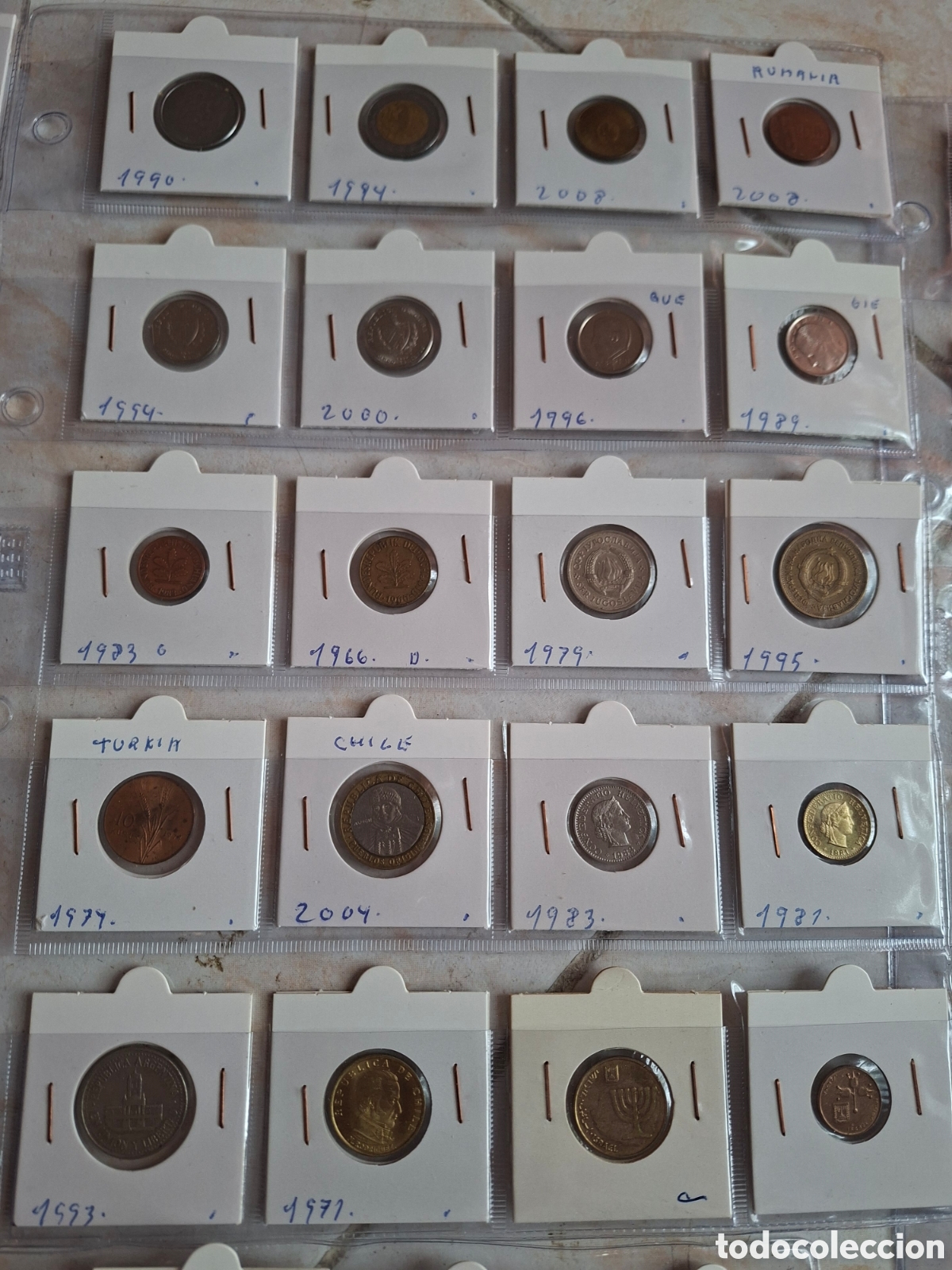 Material numism&aacute;tico: Coleccion particular de monedas de distintas partes del mundo - Foto 10
