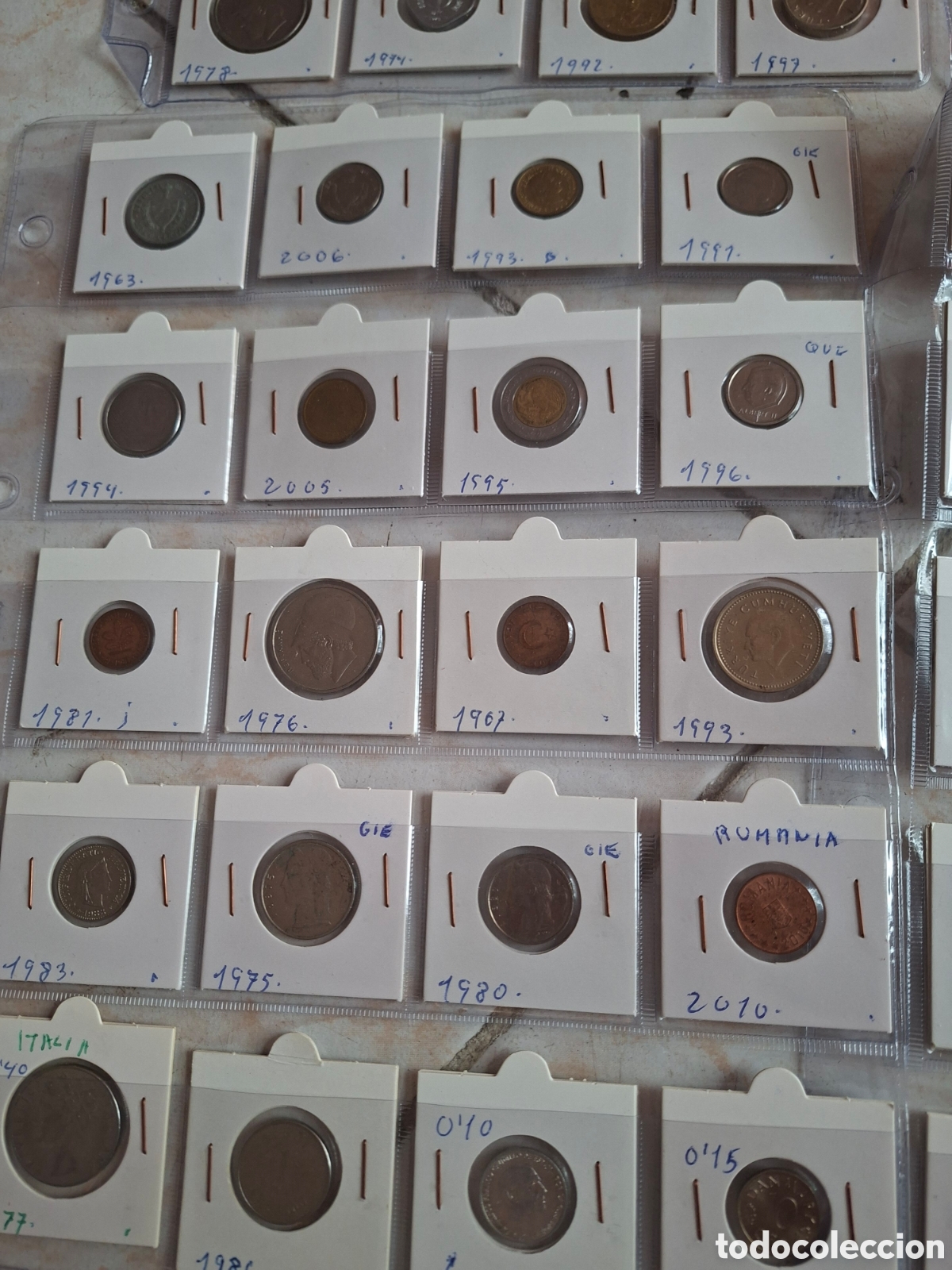 Material numism&aacute;tico: Coleccion particular de monedas de distintas partes del mundo - Foto 12