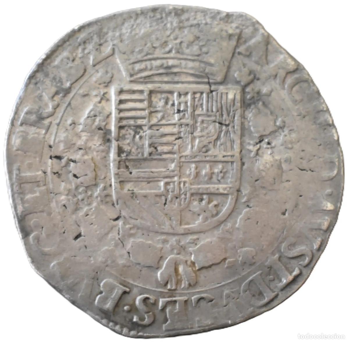 Material numism&aacute;tico: Patag&oacute;n. Alberto e Isabel. Amberes. - Foto 4