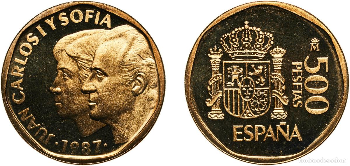 Material numism&aacute;tico: Spain Kingdom 1987 M 500 Pesetas - Juan Carlos I Aluminium bronze (88.4% copper, 5% nickel, 5% alum