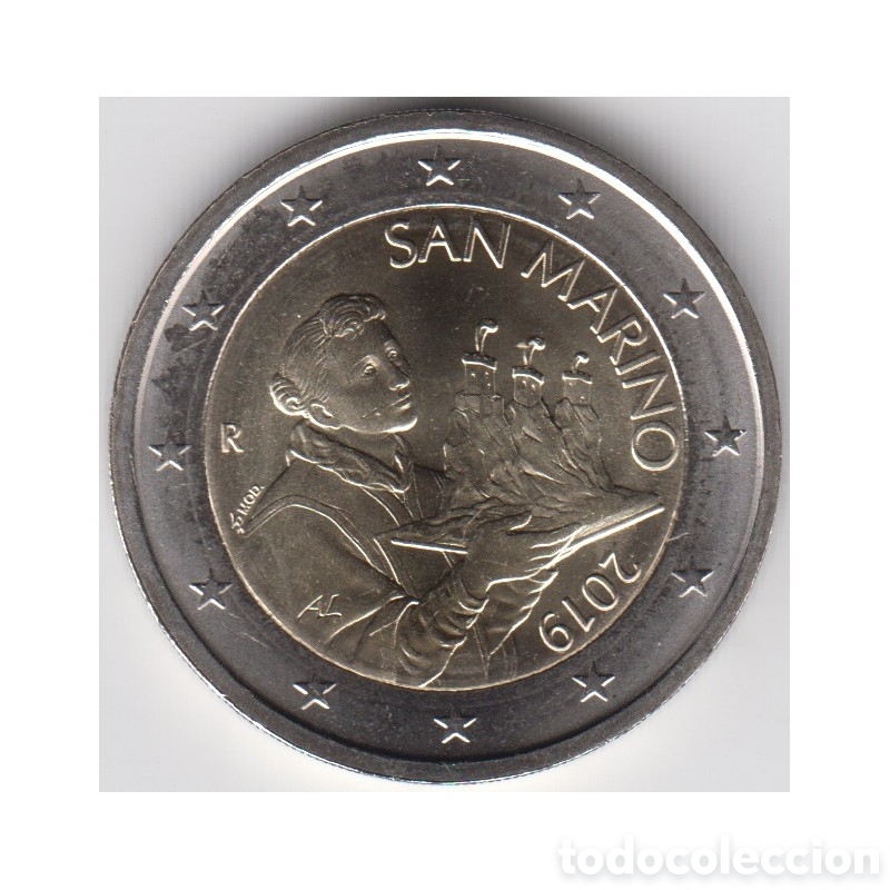 Material numism&aacute;tico: Moneda 2 euros san marino 2019 BU