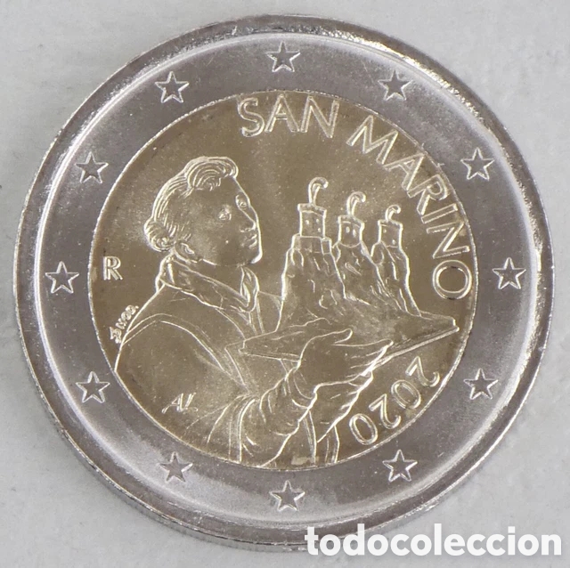 Material numism&aacute;tico: Moneda 2 euros san marino 2020 BU - Foto 1