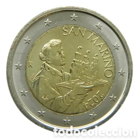 Materiale numismatico: Moneda 2 euros san marino 2024 BU