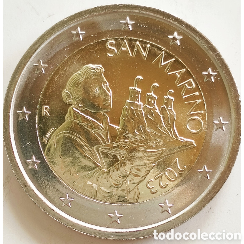 Material numism&aacute;tico: Moneda 2 euros san marino 2023 BU - Foto 1