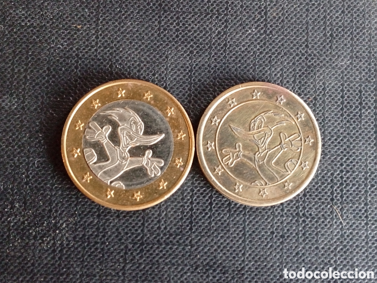 Numismatisches Material: Conjunto de 2 monedas Port Aventura
