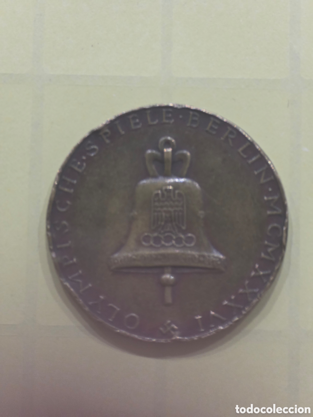 Material numism&aacute;tico: Medalla Conmemorativa de Bronce - Juegos Ol&iacute;mpicos Berl&iacute;n 1936 (Karl Roth)