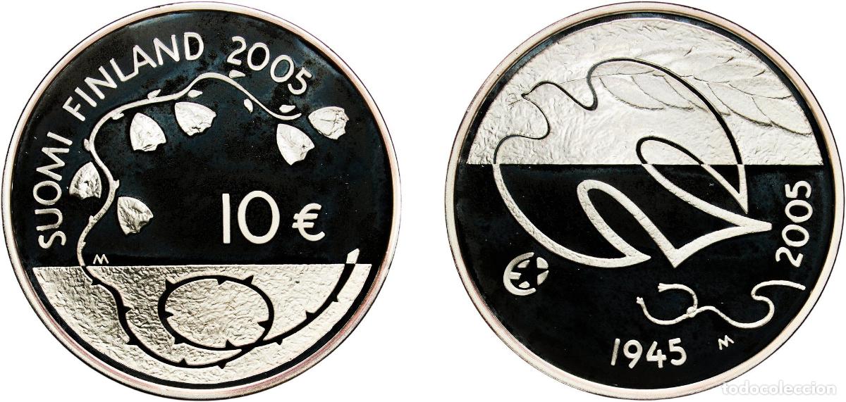 Numismatic Material: Finland Republic 2005 10 Euros (Peace) Silver (.925) Mint of Finland (55000) 24.88g PF KM 120 Sch&ouml;