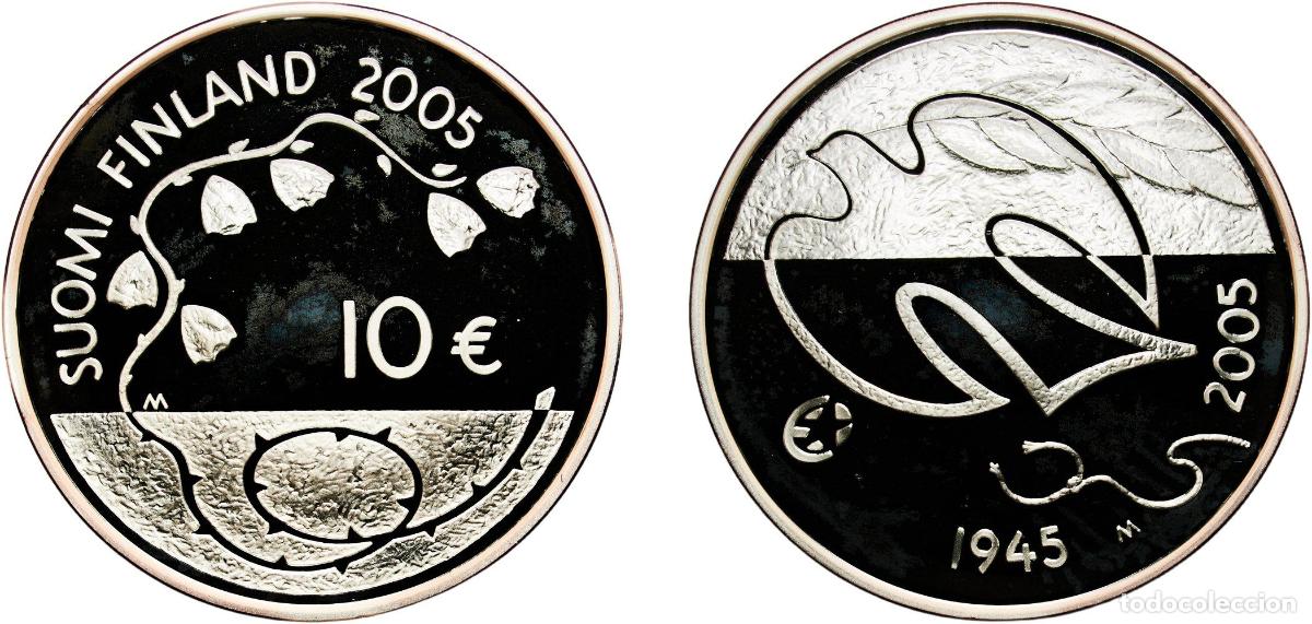 Numismatic Material: Finland Republic 2005 10 Euros (Peace) Silver (.925) Mint of Finland (55000) 24.24g PF KM 120 Sch&ouml;