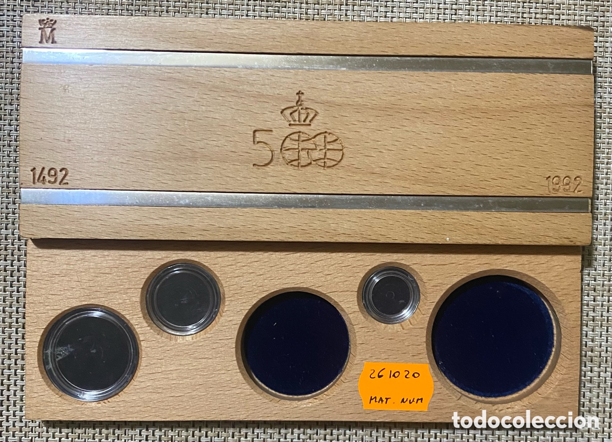 Material numism&aacute;tico: Caja V Centenario vacia