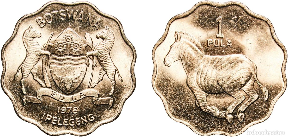 Material numism&aacute;tico: Botswana Republic 1976 1 Pula Copper-nickel (75% Copper, 25% Nickel) Royal Mint (171000) 10.32g UNC