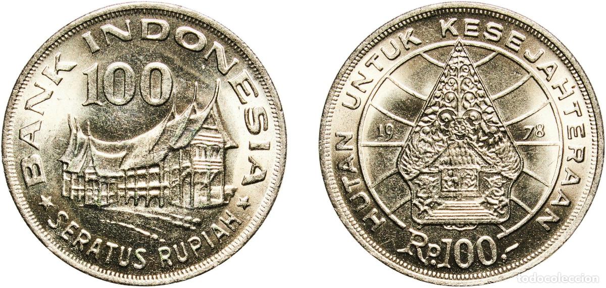 Material numism&aacute;tico: Indonesia Republic 1978 100 Rupiah (Forestry for prosperity) Copper-nickel Perum Peruri Mint (90777