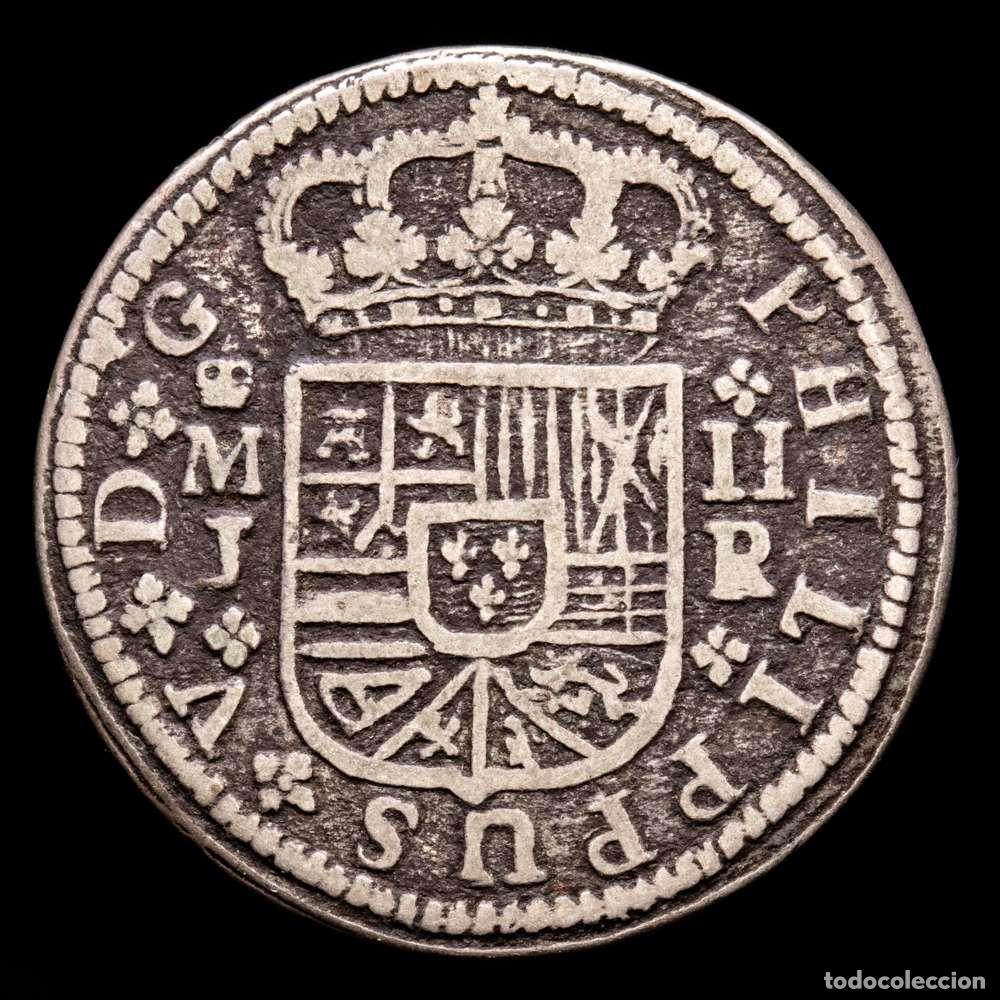 Material numism&aacute;tico: Felipe V (1700-1746). 2 reales. 1716. Madrid. J. (Cal-769). Ag. 5,55 g. Escasa. MBC+.
